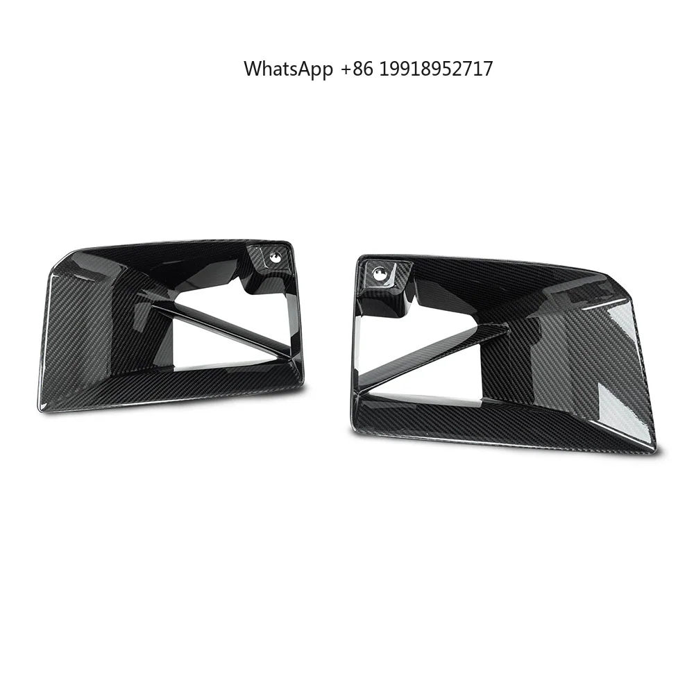 

Dry Carbon Fiber CS Style Front Bumper Air Ducts Covers Side Mesh Grille 51118082449 for BMW G87 M2 2023-2026 JJ879