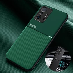 For xiaomi 11t pro case leather magnetic car kickstand Phone case for xiaomi 11t mi11t mi 11 t pro xiaomi11t holder back cover