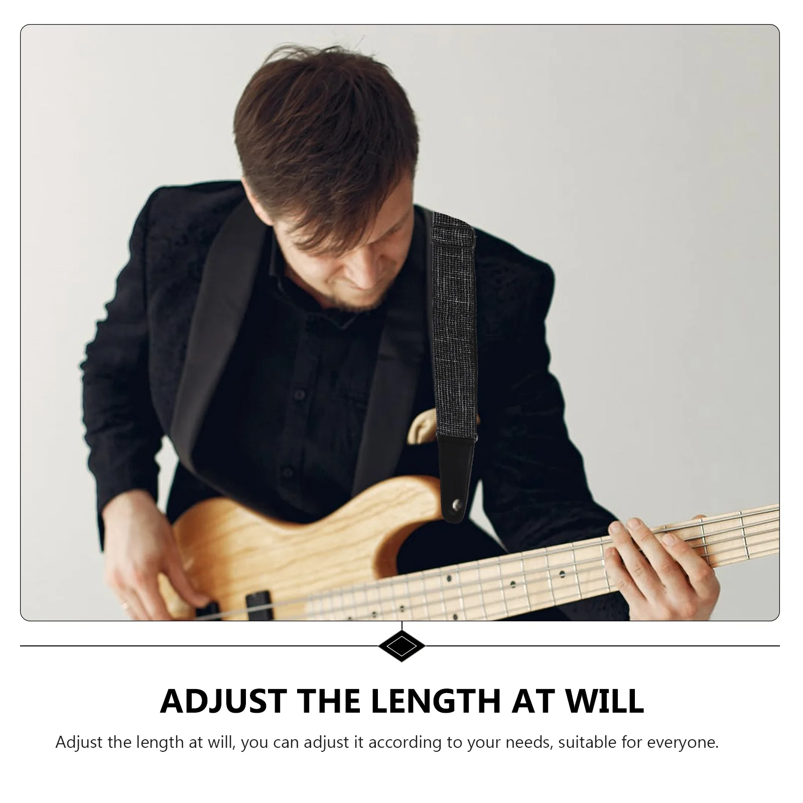 

Guitar Strap Accessories Rope Acoustic Electric Bass Ukulele Straps Belt Practical Durable Instrument Chic