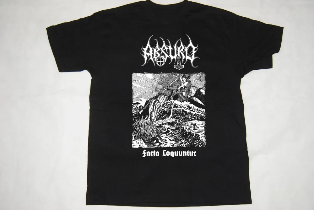 Absurd Band Music Black T-Shirt Cotton Unisex S-234XL RM605  High Quality 100%Cotton Short Sleeve