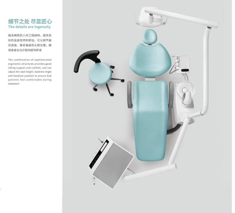 Dental Chair DTC-325 Medical Adjustable Dental Stool Modern Style Assistant Dentist/Doctor Chair for Hospital School