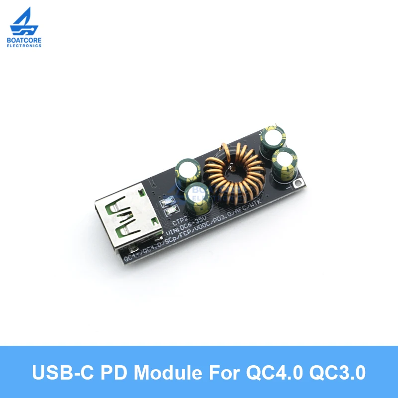 1/3/5/10PCS QC4.0 QC3.0 USB Type-C Quick Charge Adapter 6-35V Buck Boost Module for Huawei SCP FCP Apple PD Qualcomm