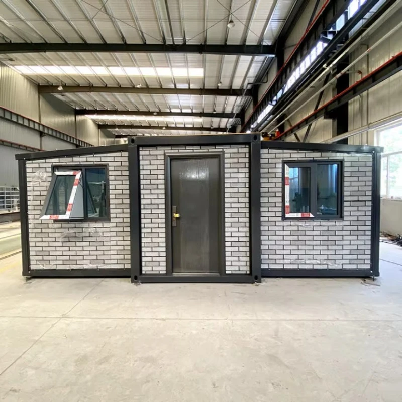 Eco Friendly Expandable Sandwich Panel Container House and Luxury Mobile Home 20ft 2 Bedrooms Soundproof Design