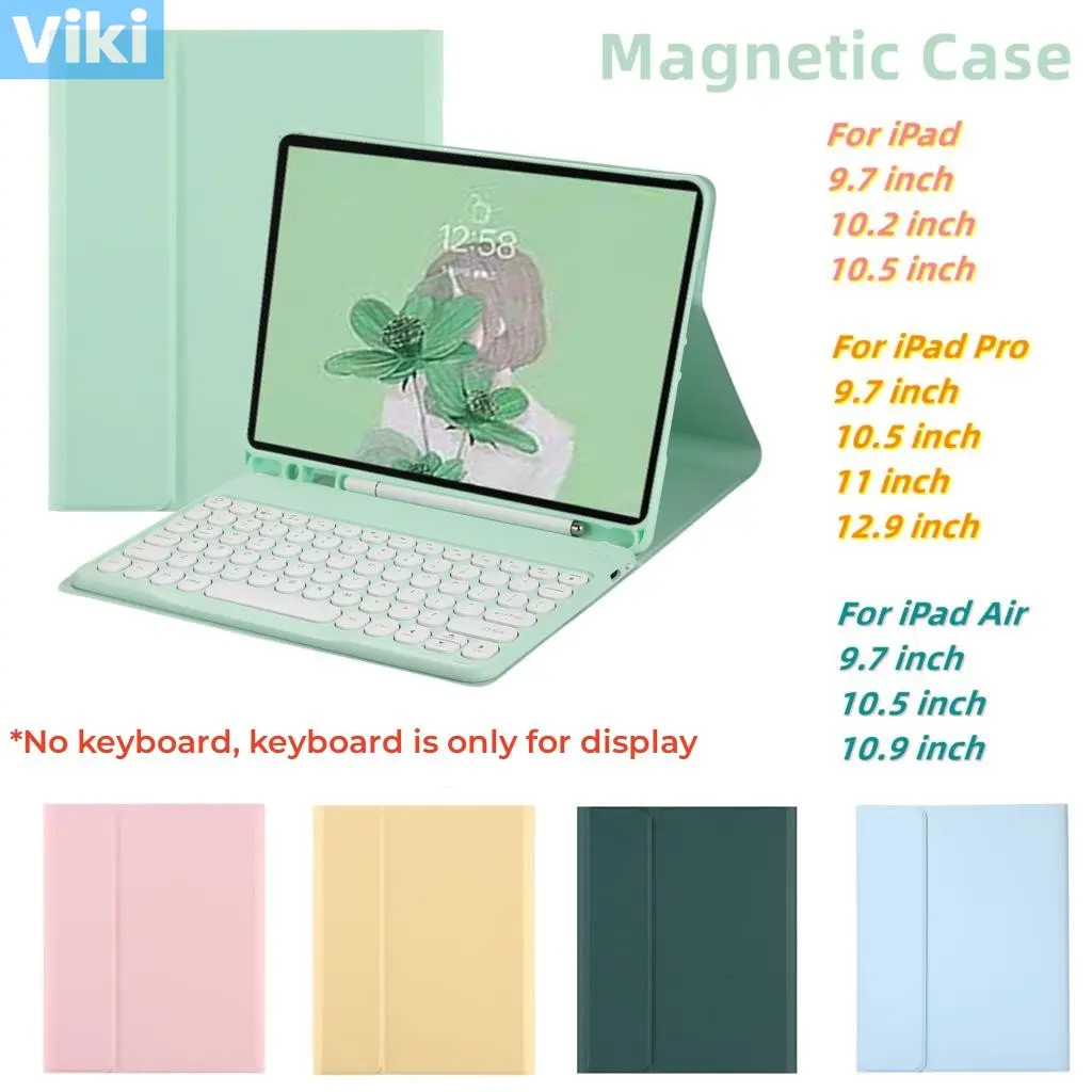 

for iPad Air 4 Case Stand Candy Colors Magnetic Cover With Pencil Slot For iPad Pro 2021 Air 2020 9.7 10.2 10.5 10.9 11 12.9