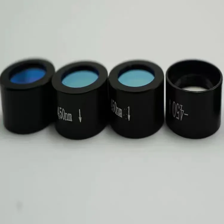 Customizable UV Mirror Coated 253 340 405 450 510 630 370nm Excitation Narrowband Filter For Biochemical Analyzer