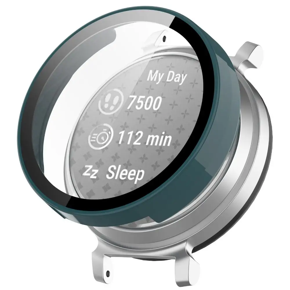 새로운 PC + 강화 보호 케이스 전체 커버 시계 화면 보호기 액세서리 Garmin Lily 2 용 하드 범퍼 쉘