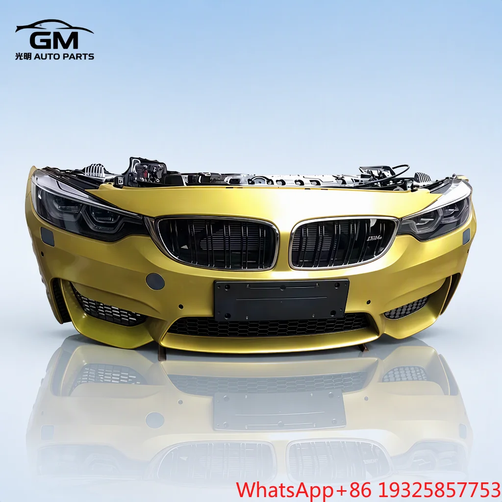Front Car Bumper and LED Lighting Kit for BMW-M3 F80 Body System Parts for Old Automobile