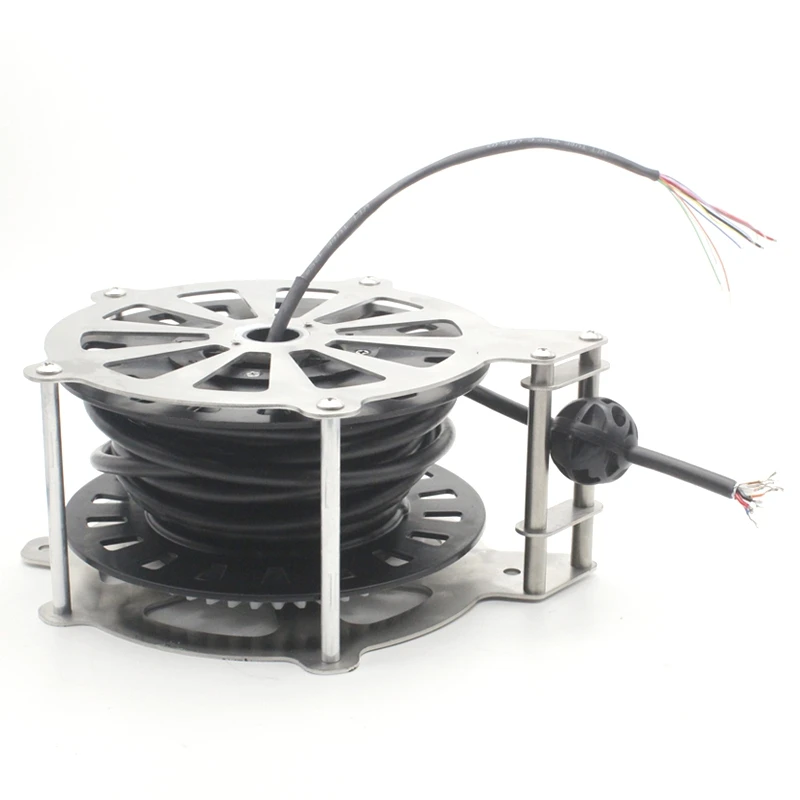 Network cable retractable cable reel USA signal cable take-up monitor all-in-one cable winder