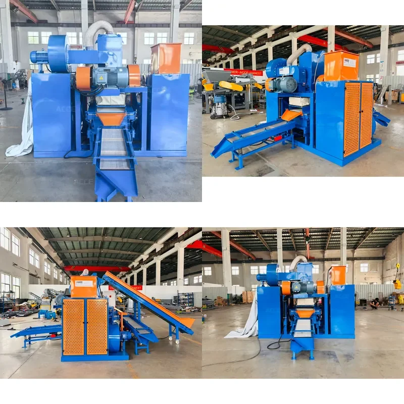 2026 Hot 200KG/H Process Capacity Global Sale Cable Granulator Copper Wire Granulating Separating Recycling Machine Hot Sale