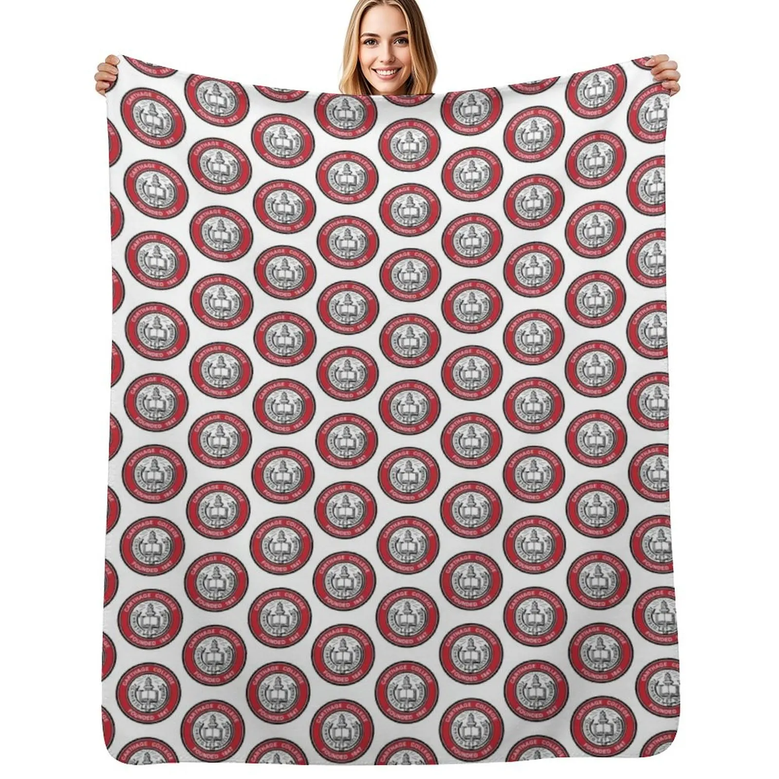 

Carthage College Throw Blanket Versatile Cozy Throw Blanket for All Occasions