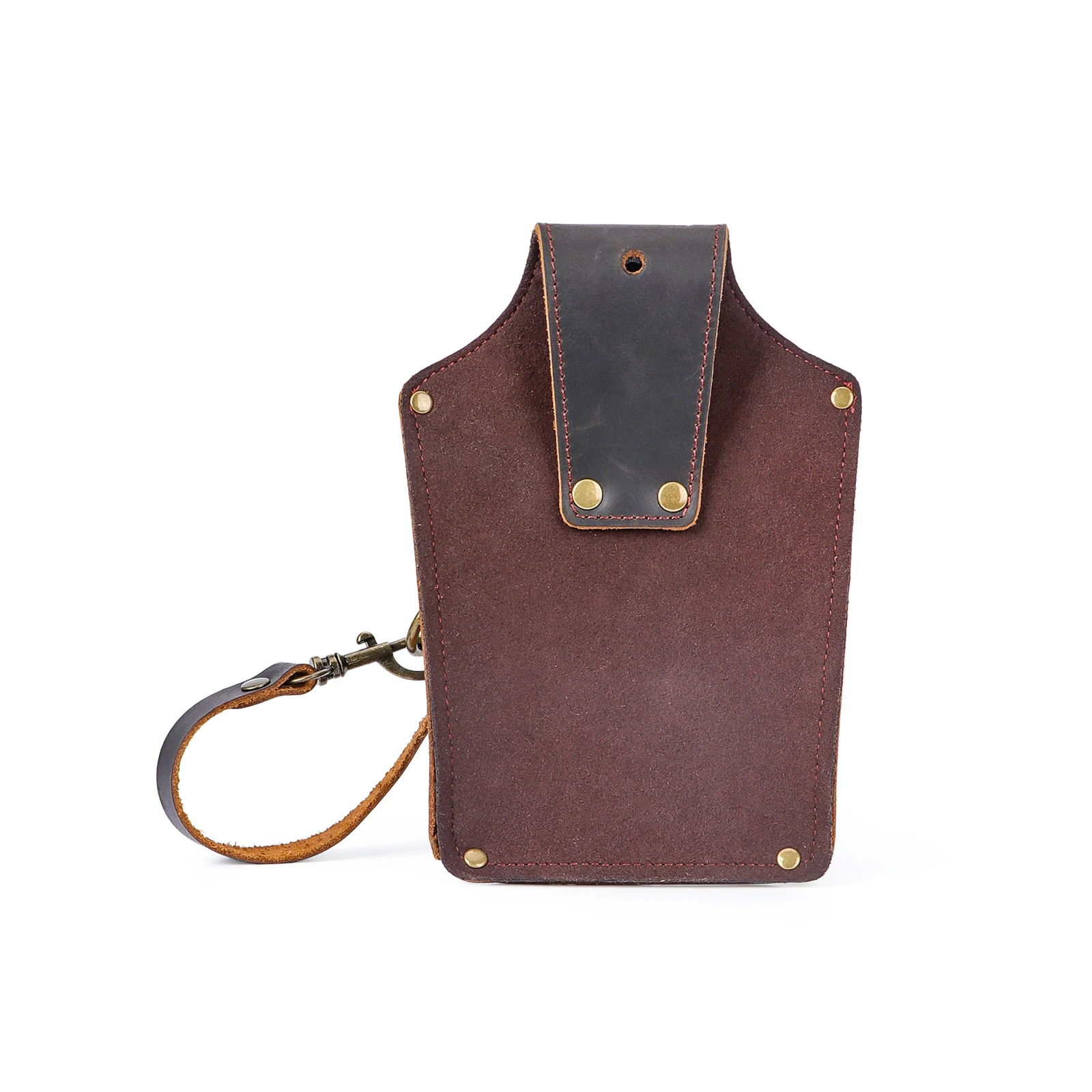 Torba narzędziowa skórzana Tourbon do noszenia na pasku, elektryczna torba na pas, uchwyt na młotek/wkrętak, torba na narzędzia stolarskie, czarna, do obróbki drewna