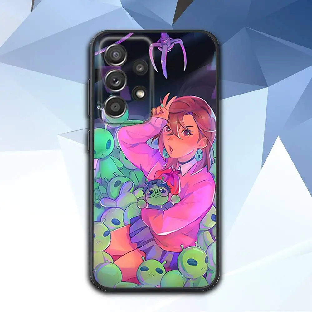 حافظة هاتف أنيمي M-Momo Ayase لهاتف سامسونج S 25,24,23,22,30,21,10,9,Ultra,Plus,Lite,FE,4,5G حافظة سوداء ناعمة