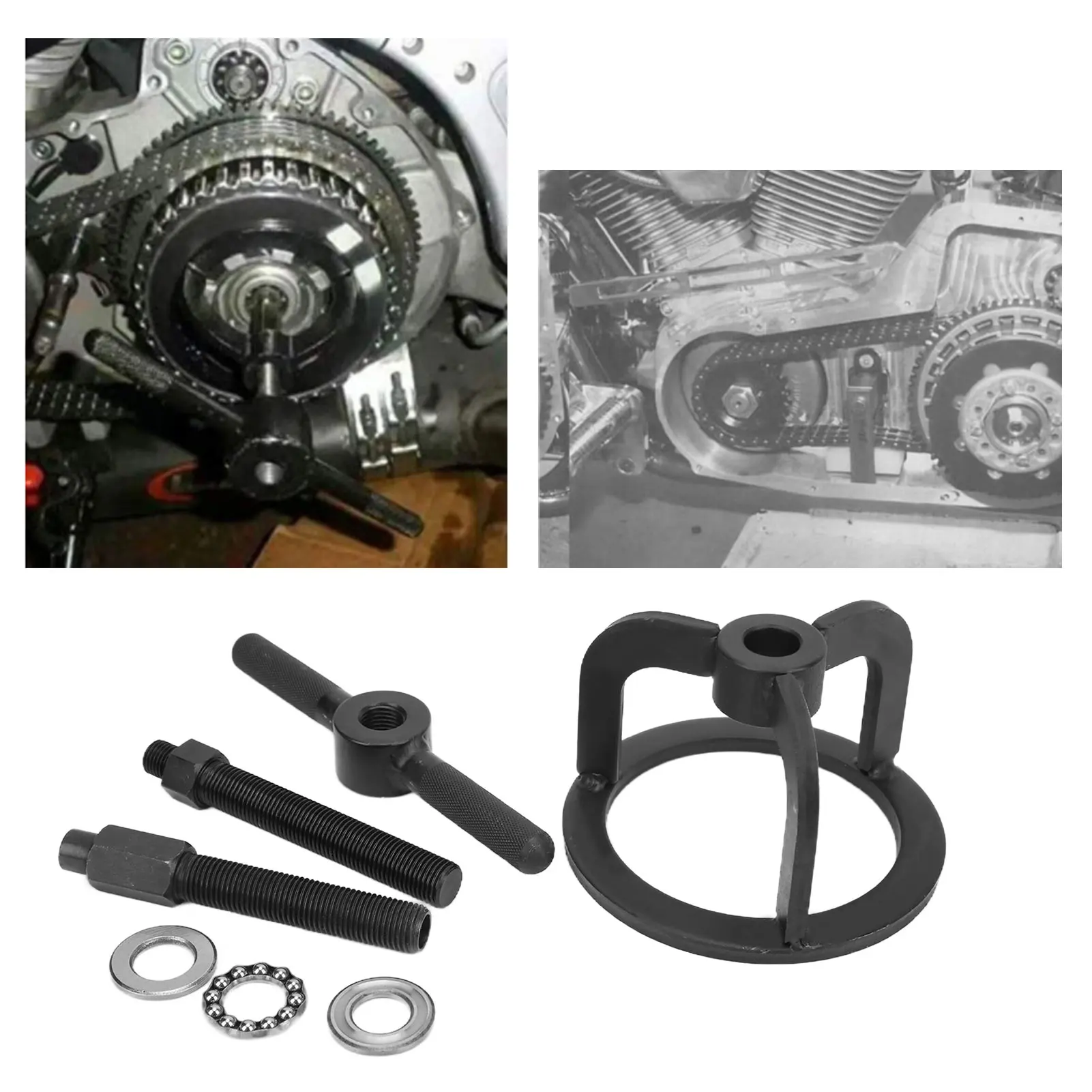 Motorcycle Clutch Spring Compressor Compression Tool Removing Installing Set HD‑38515A Replacement