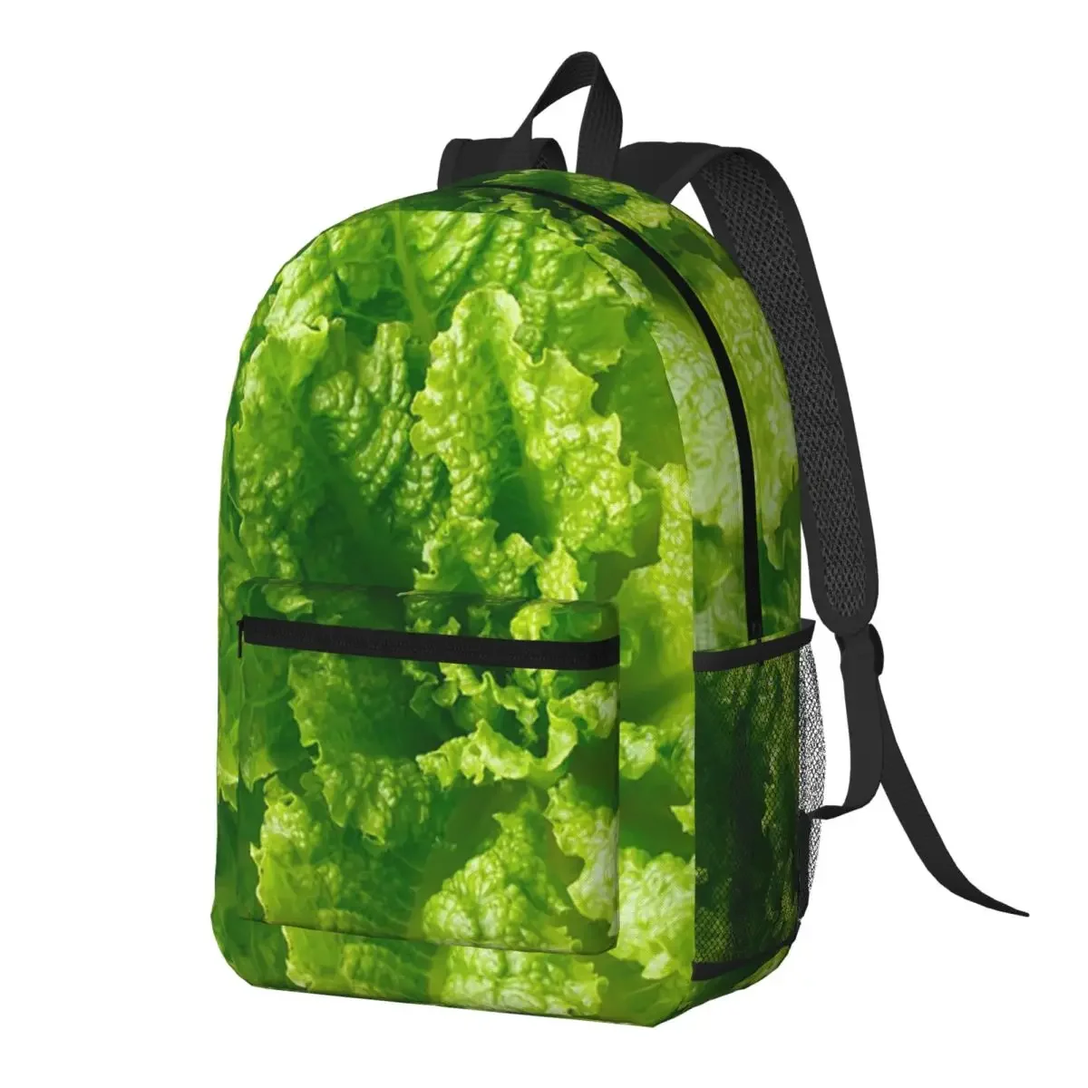 Fresh Lettuce Theme Backpack Daypack Large Capacity Boys Girls BookBag School Bag Shoulder Bags for Men Women