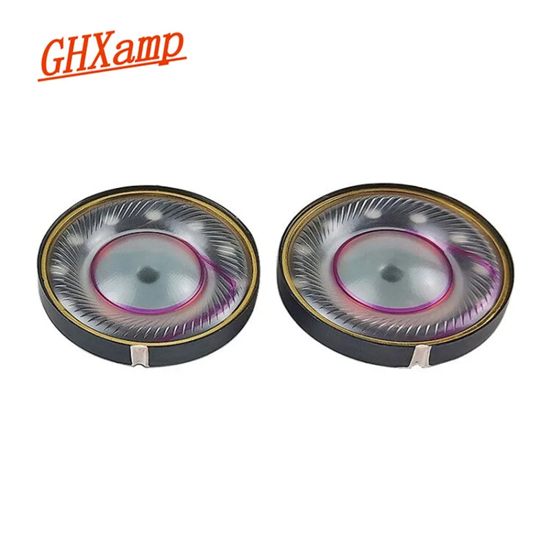 

GHXAMP 40mm Headset Speaker 32ohm HIFI Headphone Unit Full Range Bass Composite Diaphragm Headset Driver 2pc