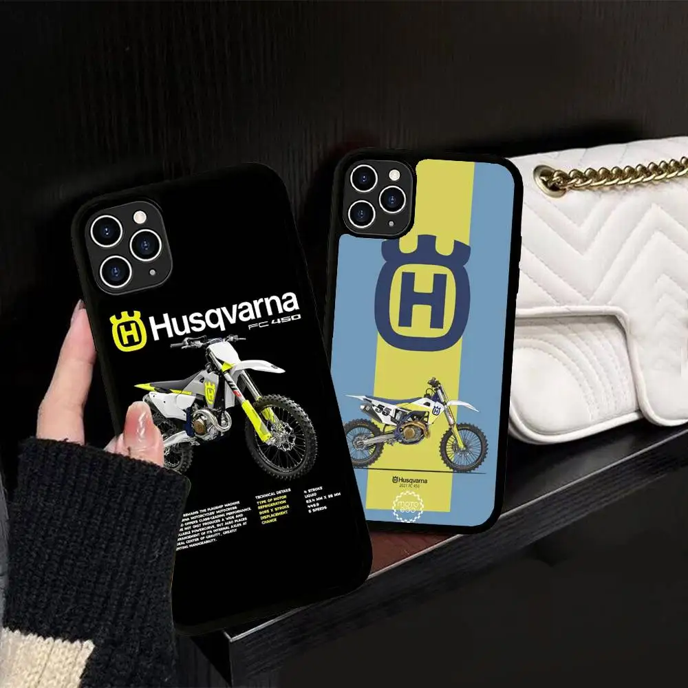 H-Husqvarnas Logo For Iphone 17 Air 16 15 14 13 12 11 Pro Max TPU+PC Plus Shockproof Back Phone Cover view 2