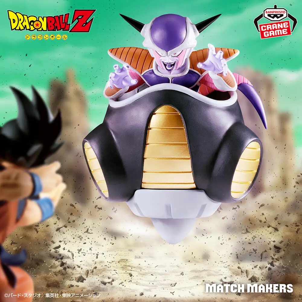 Officially Licensed BANPRESTO MATCH MAKERS Frieza Son Goku Figure Anime Dragon Ball Z Model Toy