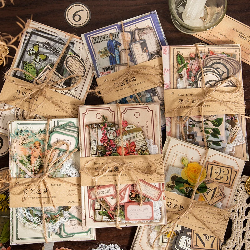 80 pieces Memo Pad classica interesting Decorative material paper for hand tent multi-shape sticker writing paper 6 kinds