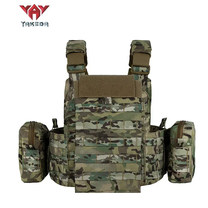 YAKEDA Plate Carrier Vest Quick Release 1000D Nylon Molle Magazine Pouches Hunting Chaleco Tactical Vest