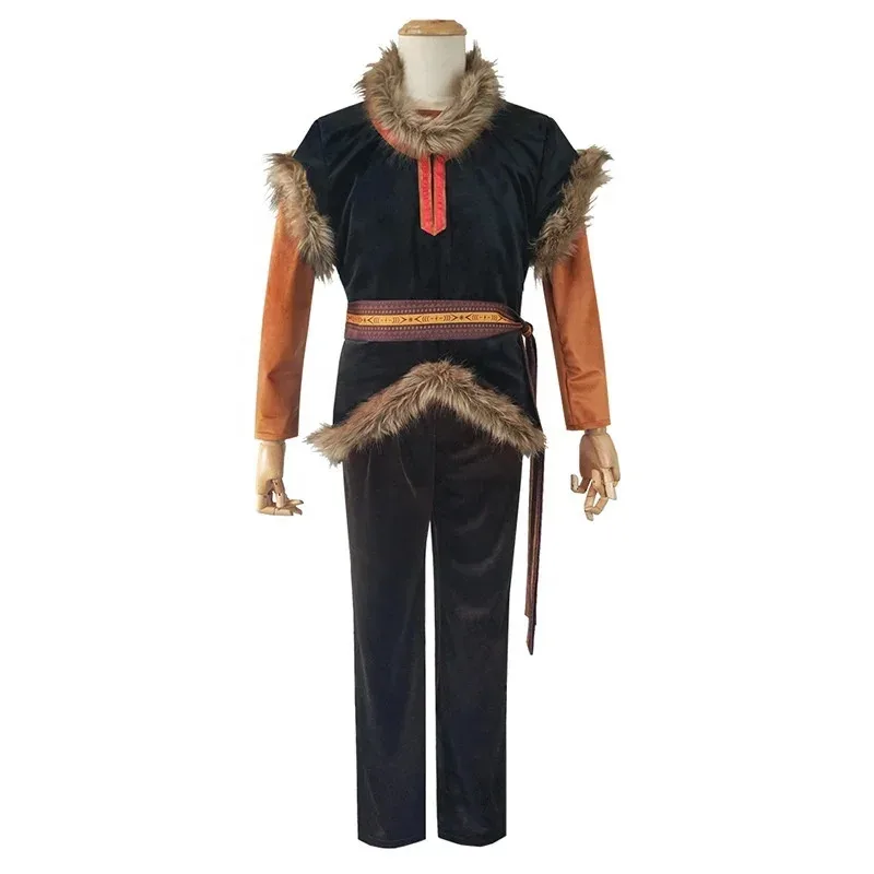 

Hot Selling Anime Movie Costume Halloween Clothes Fro zen Kristoff Cosplay Costume for Men