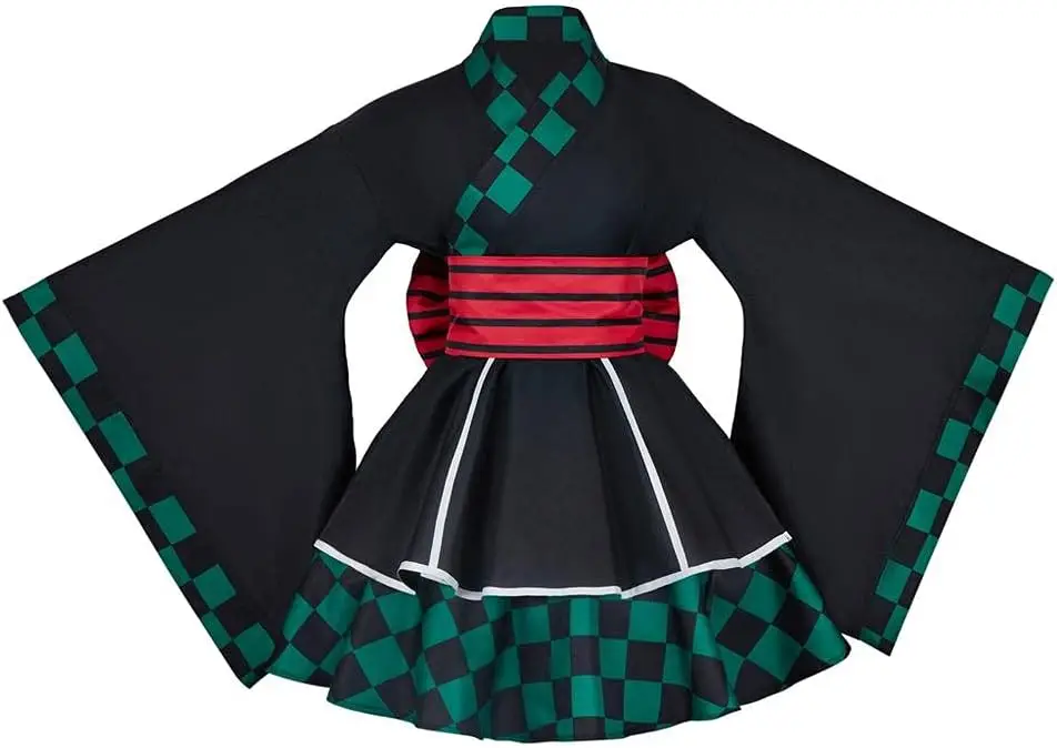 

Japanese Anime Cosplay Costume Women Demon killer Rengoku Kyoujurou Kochou Shinobu Lolita Kimono Maid Uniform Dress Outfit Adult