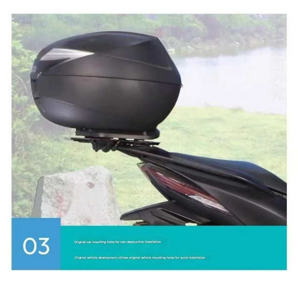 Placa de instalación de caja trasera de motocicleta ZT350D, placa inferior de caja trasera modificada, estante ZT350D para ZONTES 350D 350-D