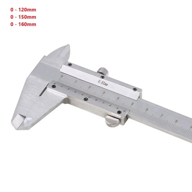 1pc 120mm 150mm 160mm Messschieber Metrische Imperial Doppel Skalen Carbon Stahl Rutsche Messschieber Lineal Gauge messen Werkzeuge