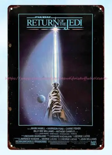 buy decoration online Return of the Jedi metal tin sign