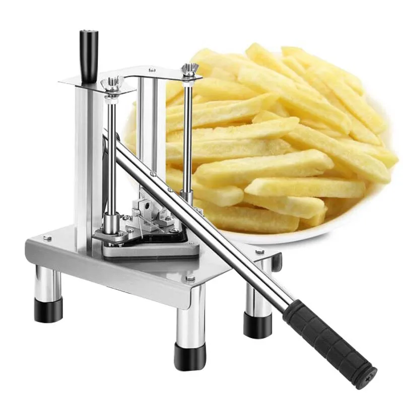 

Vertical Manual Potato Cutter Vegetable Strips Hand-Pressed Shredding Machine Chips Maker Kitchen Gadget Potato Processor