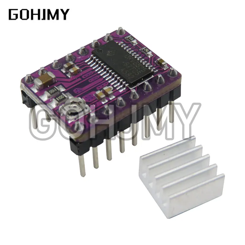 Steptick-ステッピングモーターA4988,Drv8825,ヒートシンクモーター,reprapランプ1.4 1.5 1.6 mks GENV1.4ボード,3Dプリンターパーツ