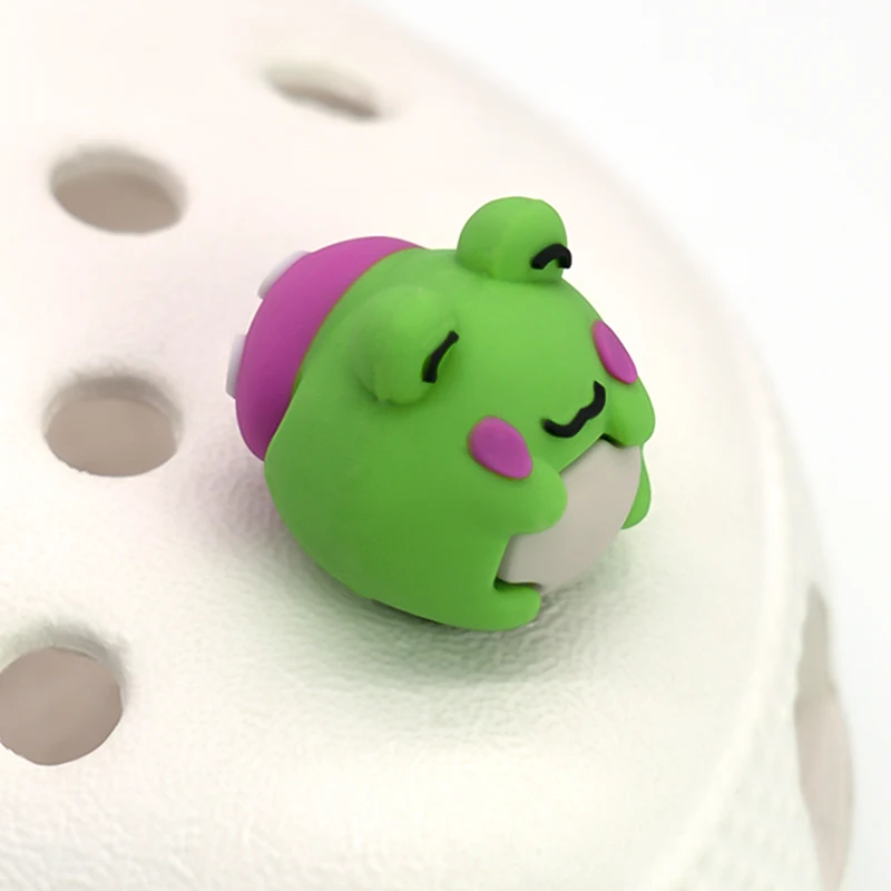 1 Stück 3D-Schuhcharms für Kinder, Panda, Katze, Gans, Koala, Tierpins, Niedliche Schuhaccessoires und Dekorationen für Damen und Herren, Clog-Schnallen – Detail 10