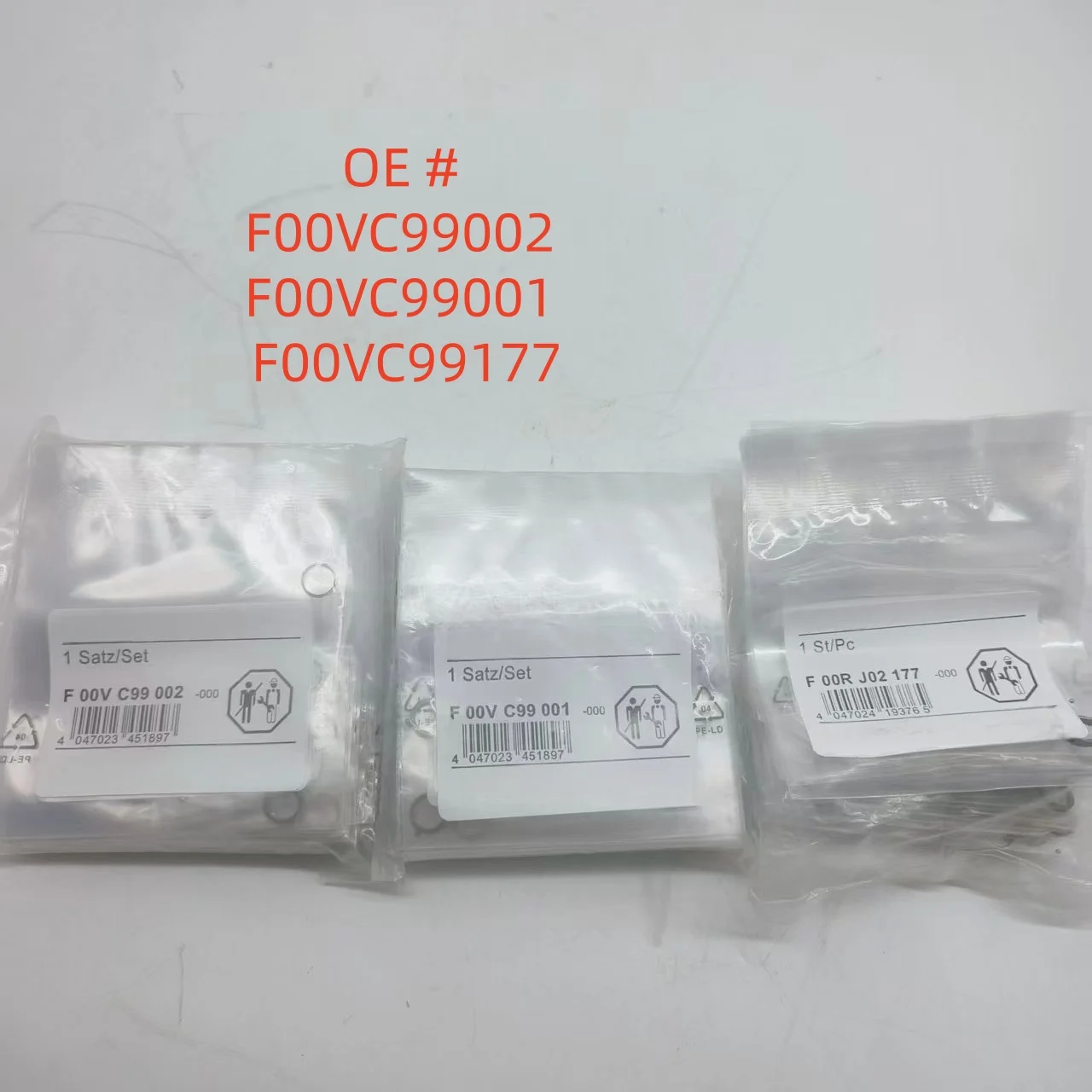 

High quality new F00VC99002 F00VC99001 F00VC99177 Diesel Common Rail Injector Seal Washer Ring Valve Ball Repair Kits