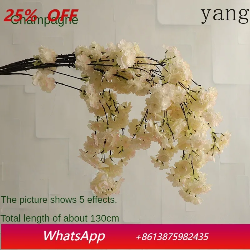 

blossom branches hanging cherry blossom tree wedding decoration ceiling peach blossom living room floor 4 branches silk flower