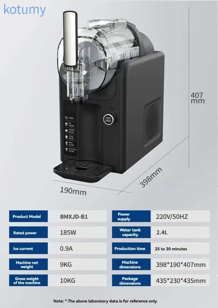 Home & Commercial Dual-Use Blender, Fully Automatic Slush, Ice Cream & Milkshake Cold Drink Machine