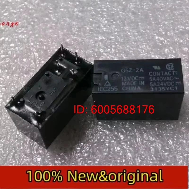 5pcs New Relays new Relay G5Z-2A 12V 24V 5A