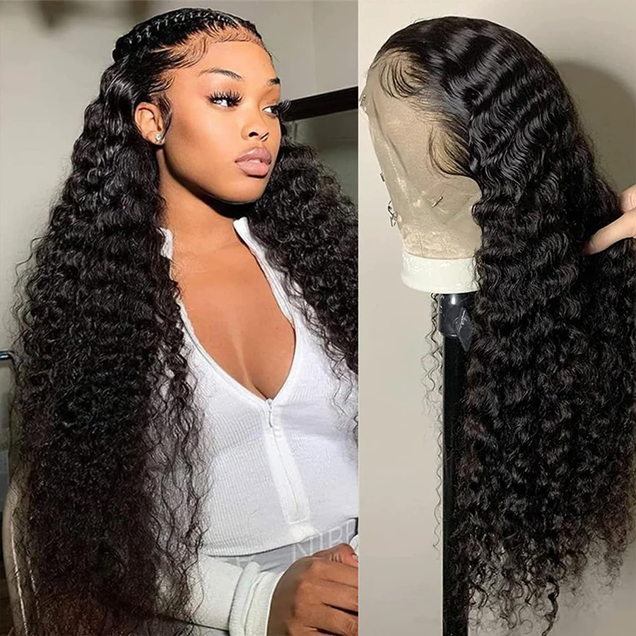 Human Hair Lace Frontal Wig Bling Human Hair Lace Frontal Wigs 12a Grade Cheap Pre Plucked 34 Inch Lace Front Wig Human Hair