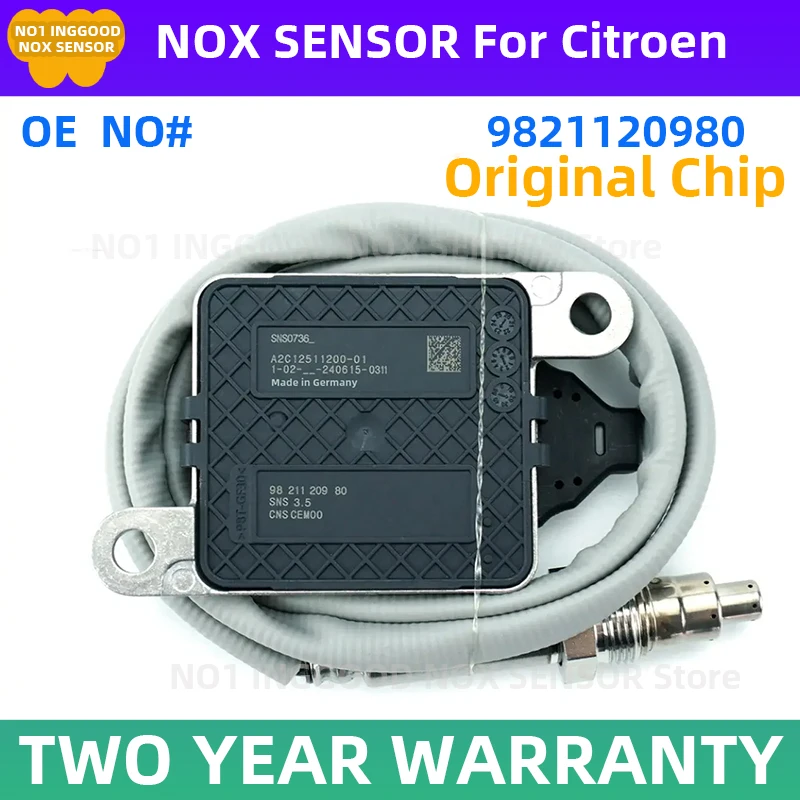 

9821120980 9675358480 Оригинальный новый датчик NOx (кислорода и оксидов азота) для Citroen C3 C4 5008 Peugeot 208 308 1.6 2.0 HDi BlueHDi Di