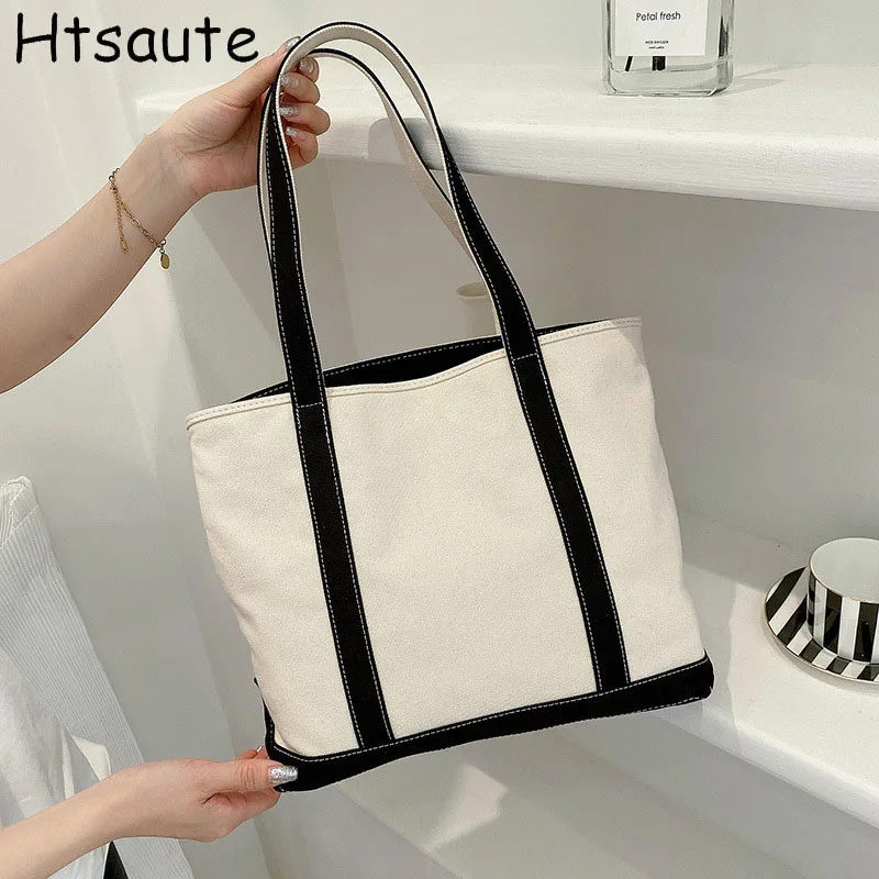 

Casual Canvas Totes Bag women Handbags Large Capacity female Shoulder Crossbody Bag Fashion commuting big totes bolsas