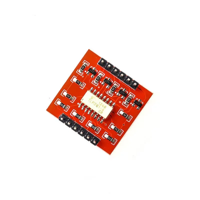 TLP281-4 Multi channel Optocoupler Isolation Module 12/24V High and Low Level Signal Conversion Voltage Drive Control Board