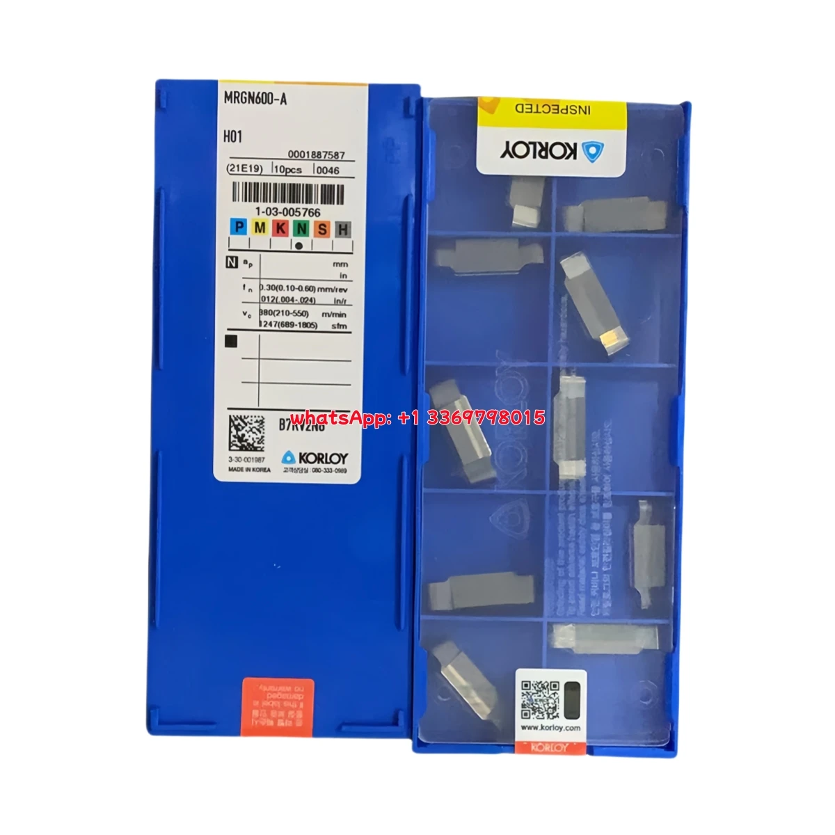 KORLY الأصلي MRGN MRGN400 600 800 -A H01 الأخدود إدراج 10 قطعة