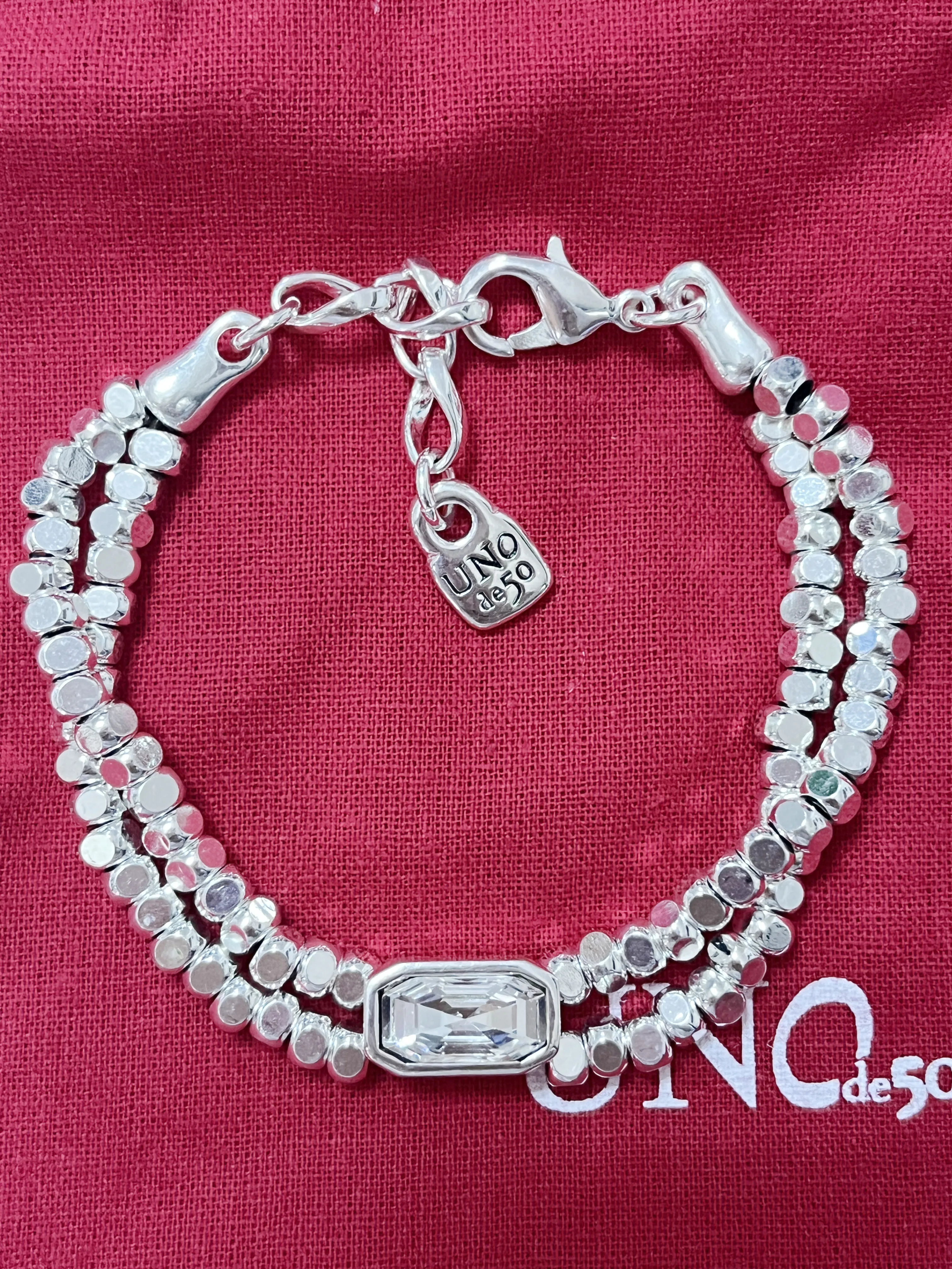 

2024 UNO 50 Fashion 925 Silver Bracelets For Valentine's Day 520 Romantic Jewelry Gifts