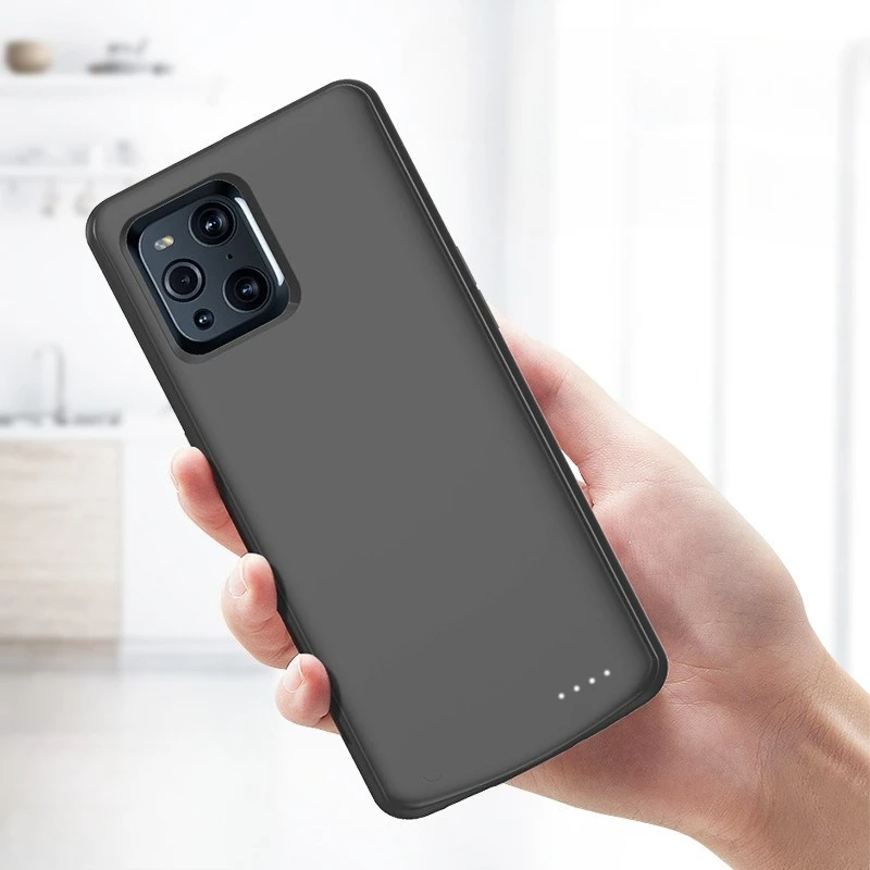 Portable Charger Cover For OPPO Find X3 Pro Battery Cases 10000mAh Extrenal Battery Power Bank Charging Cover for OPPO Find X3