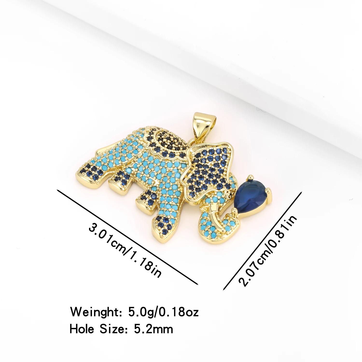 Best Selling 6 Designs Elephant Pendant Popular Copper Crystal Jewelry Nacklace Accessories Banquet Party Show For Women Gifts