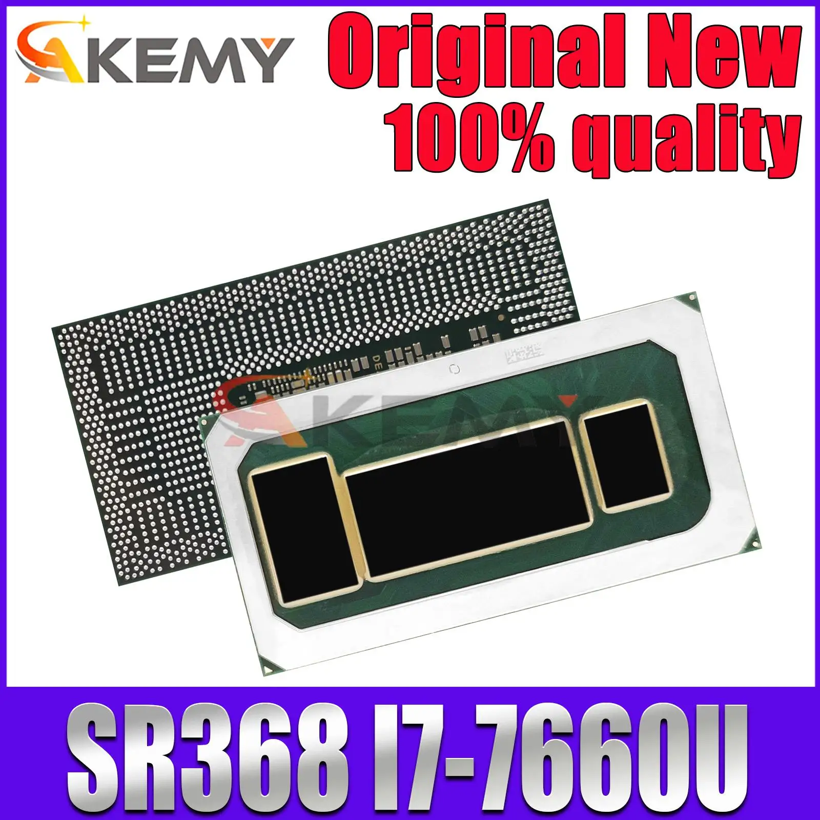 100% New I7 7660U SR368 I7-7660U CPU BGA Chipset