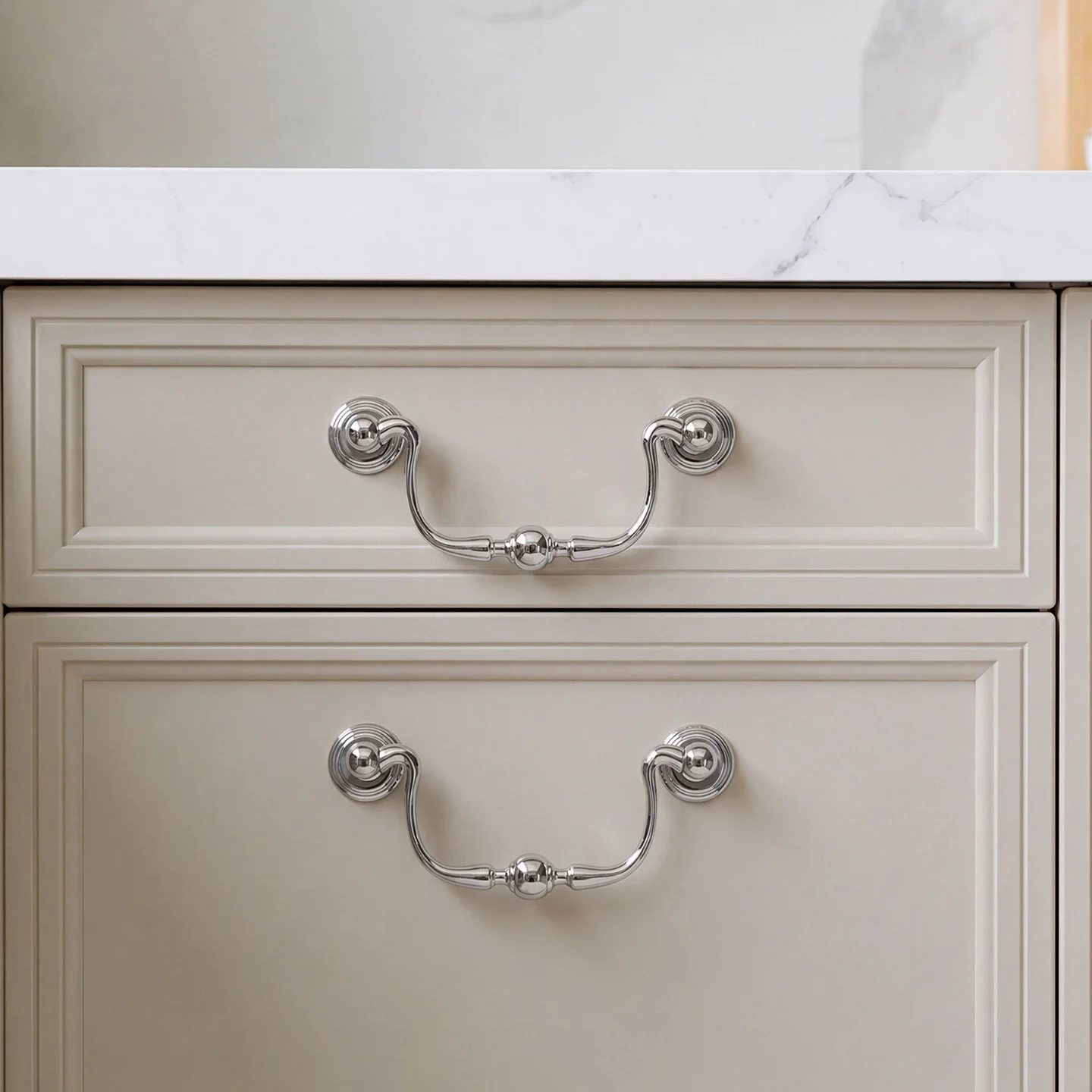 SAILANKA Solid Brass Pull Ring Design Cabinet Door Handle Wardrobe Drawer Handle Vanity Cupboard Shoe Cabinet Furniture Hardware