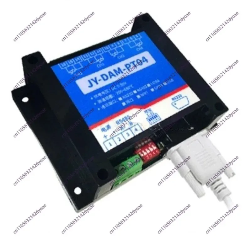 4 Channels PT100 24-bit Input Thermocouple Temperature Acquisition Module Modbus, Customize RS232 RS485 USB Ethernet Wifi GPRS