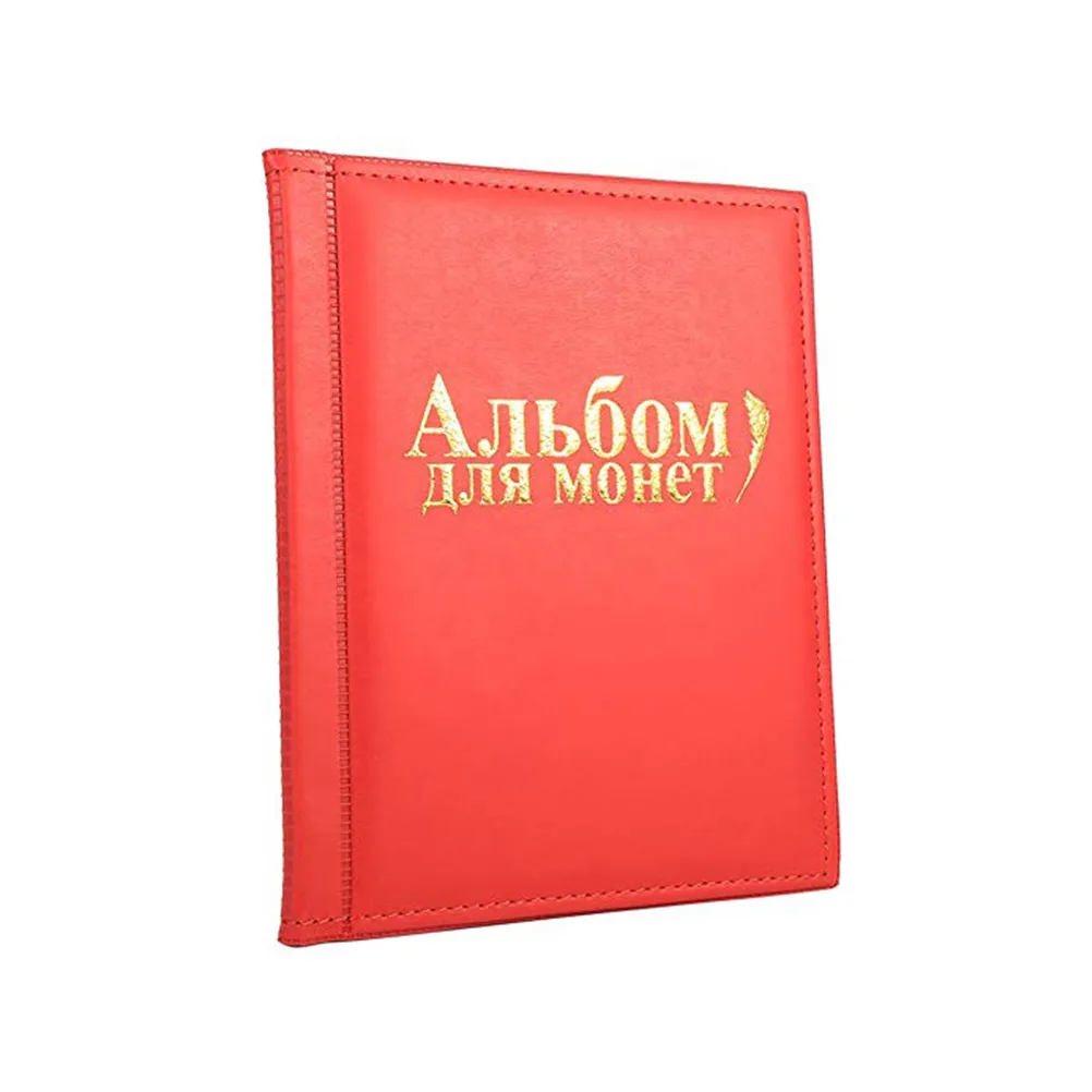 10-pages-coin-holder-collection-book-artificial-cover-coin-storage-album-for-collectors-convenient-portable