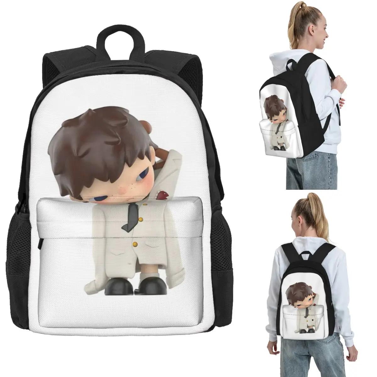 

Hirono Backpack Hot Sale Daypack Large Capacity Children BookBag School Bag Shoulder Bags for Men Women