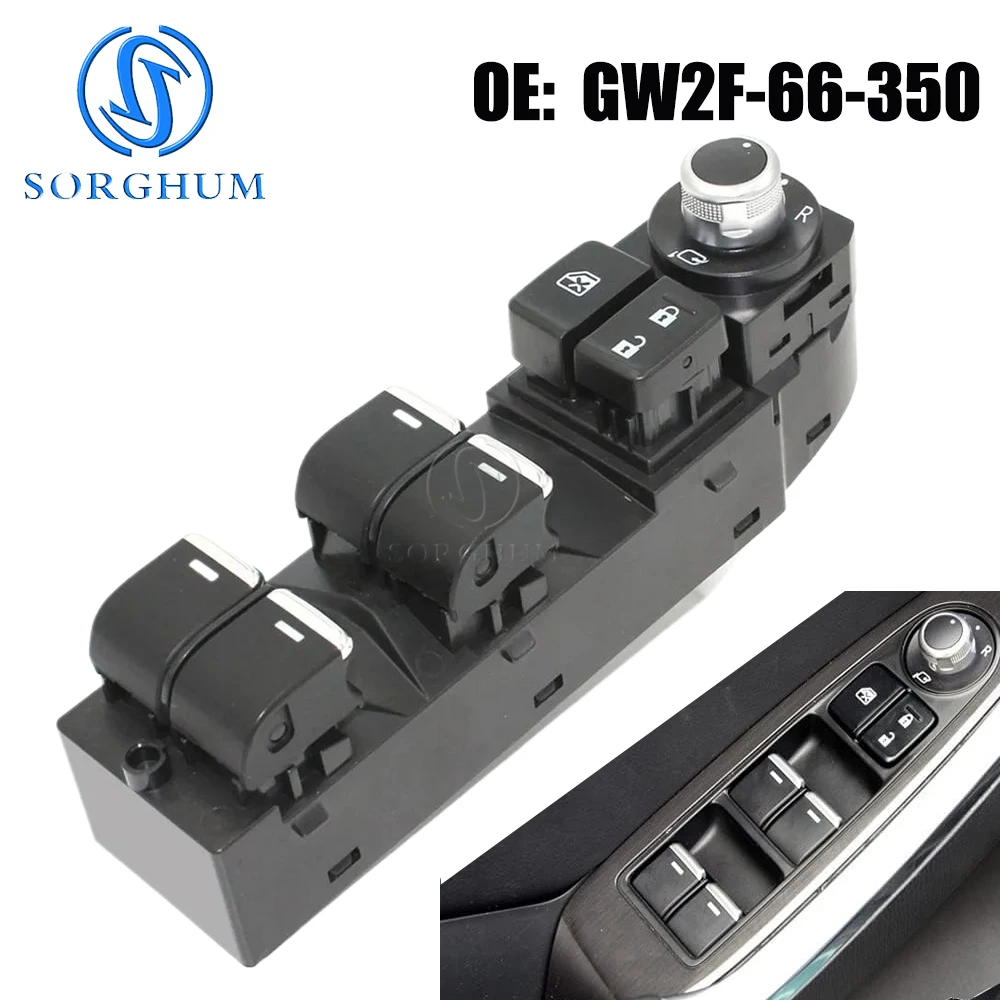 

SORGHUM автомобильный электрический главный переключатель управления стеклоподъемником, кнопка регулятора для Mazda 6 Atenza 2016 2017 2018 GW2F-66-350 14 + 12 контактов