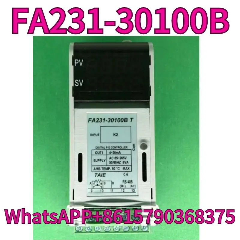 

New rail mounted temperature controller FA231-30100B